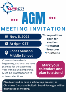Annual General meeting @ Jonas Samson